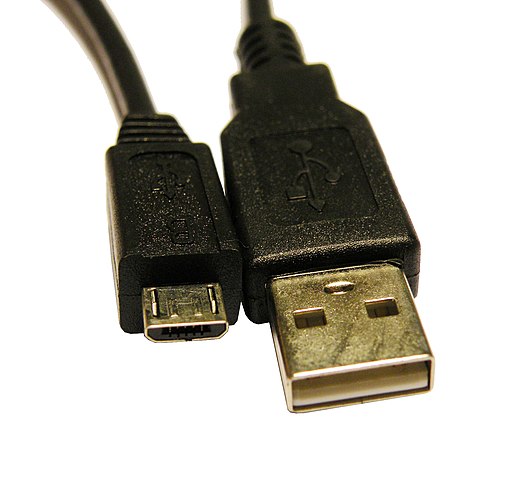 USB to micro USB cable.