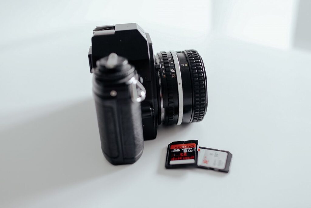 Nikon camera and SD cards